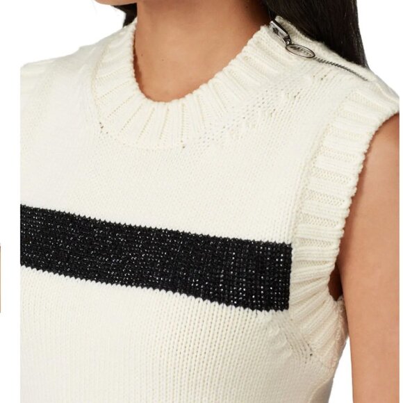 Philosophy di Lorenzo Serafini Striped Sleeveless Sweater US size 4 - Picture 4 of 10